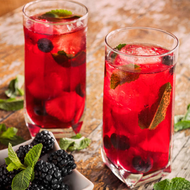 istock Cocktail Fresh Cranberry Juice with ice 1209057081