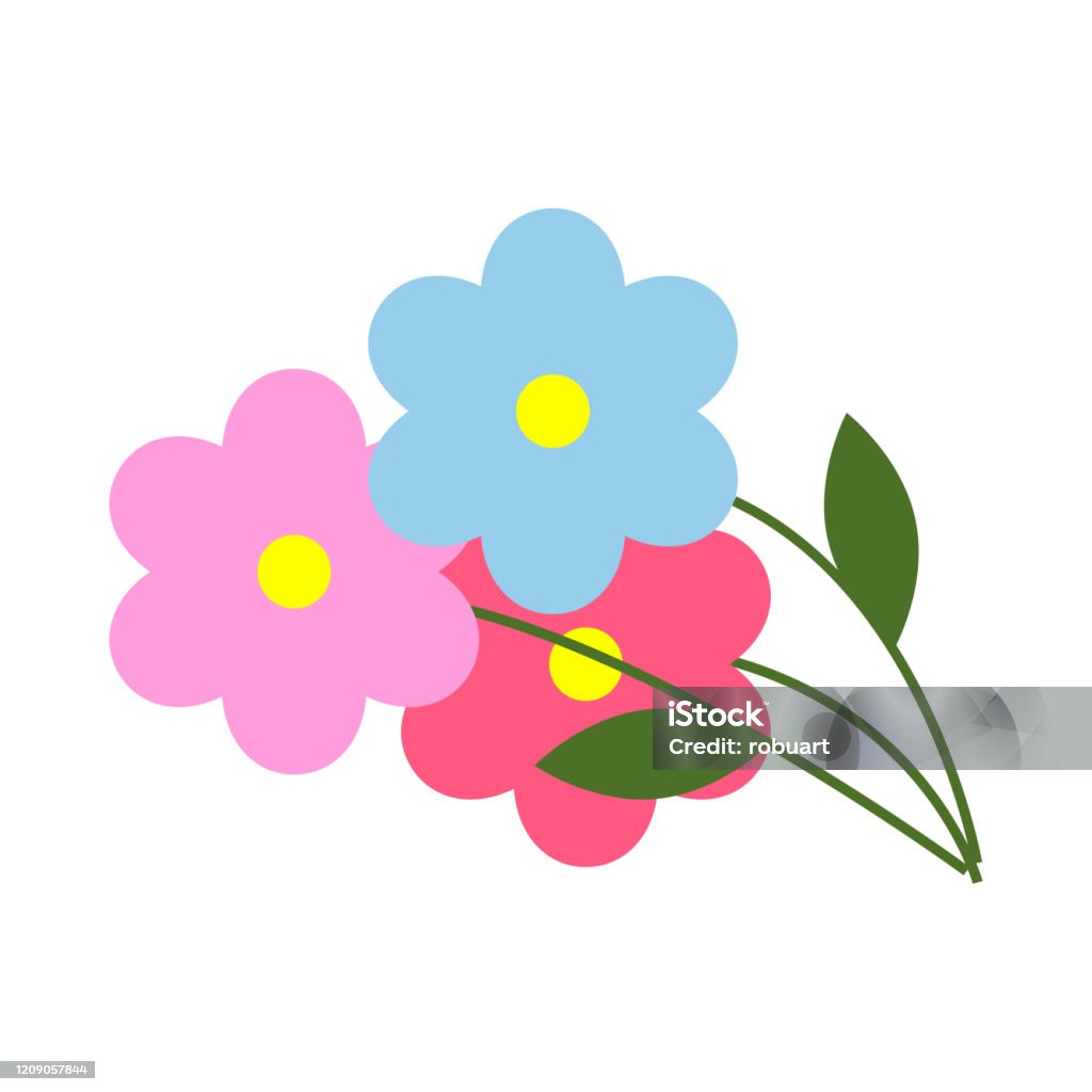 Ilustración de Tres Flores Con Hojas Verdes En Estilo De Dibujos Animados y más Vectores Libres de Derechos de Amarillo - Color - iStock Ilustración de Tres Flores Con Hojas Verdes En Estilo De Dibujos Animados y más Vectores Libres de Derechos de Amarillo - Color - iStock