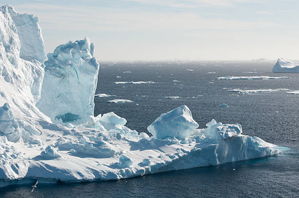 Antarctic iceberg stock photo