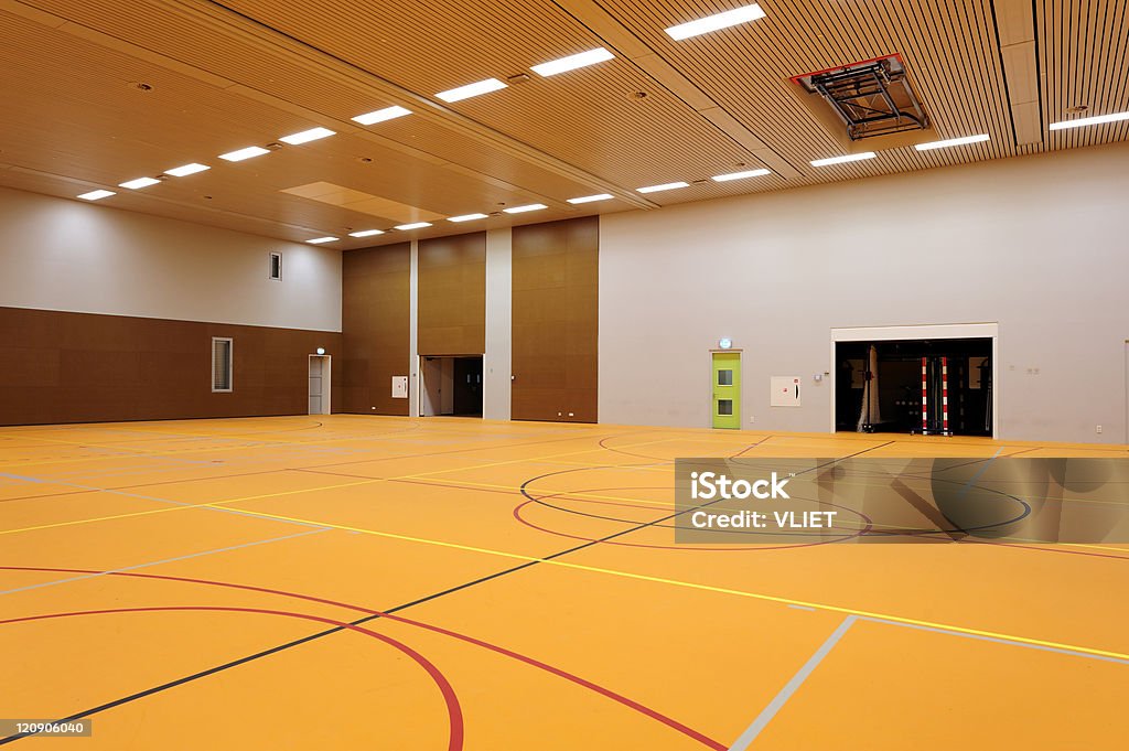 - Sporthalle - Lizenzfrei Spielfeld Stock-Foto