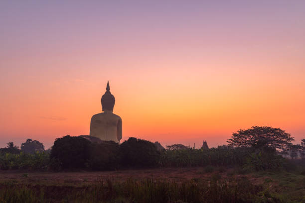 istock scenery sunrise at the biggest Buddha in the world 1209062890