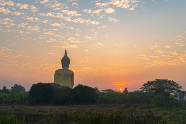 istock scenery sunrise at the biggest Buddha in the world 1209062923