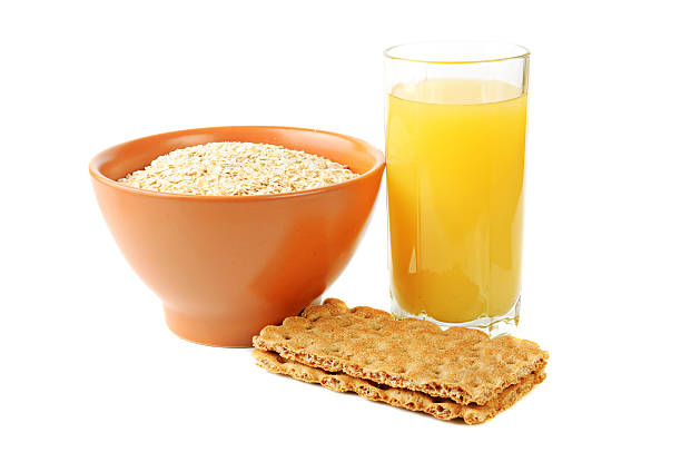 здоровый завтрак - carbohydrate freshness food and drink studio shot стоковые фото и изображения