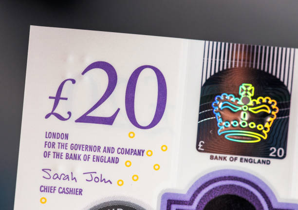 istock Bank of England Twenty Pound Note macro 1209066631