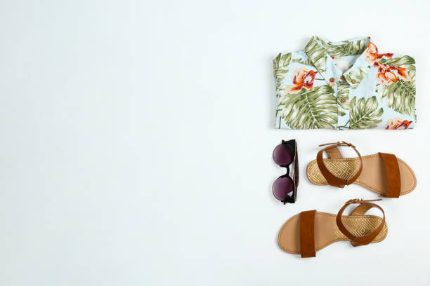 istock Woman's clothing set for spring summer season on white background. 1209068660