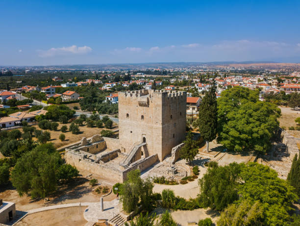 istock Kolossi castle - Limassol Cyprus - aerial view 1209072376
