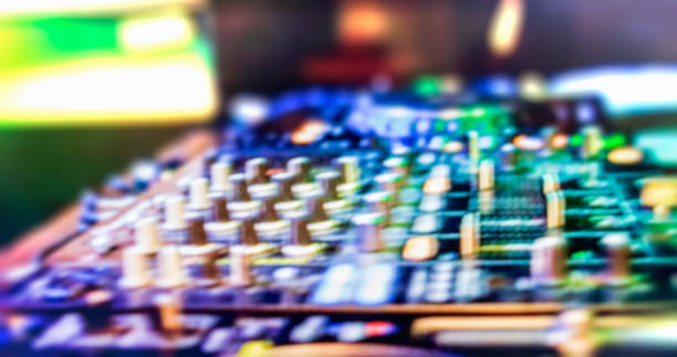 istock Dj mixing in nightclub at party 1209073086