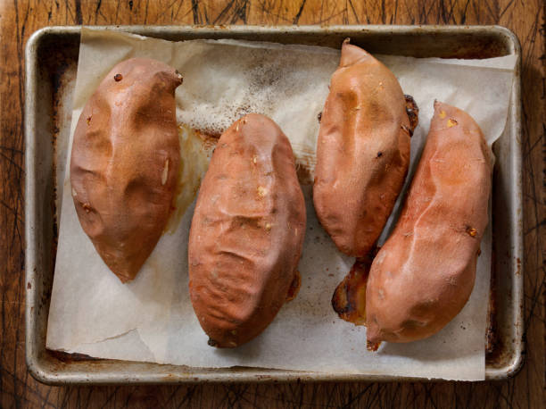 350+ Sheet Pan Sweet Potatoes Stock Photos, Pictures & Royalty-Free