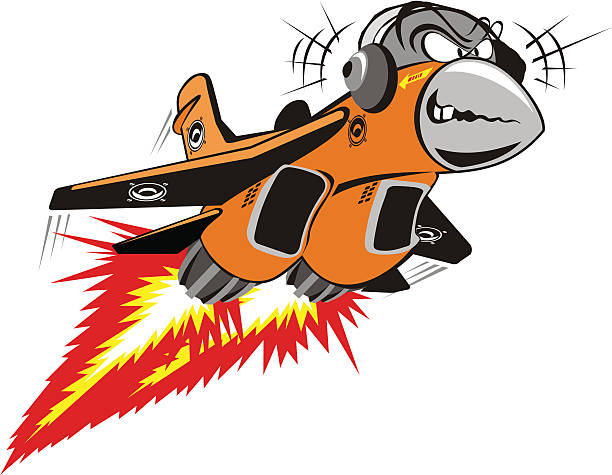 Crazy Jet Stock Illustration - Download Image Now - Cartoon, Fighter Plane, Air Force - iStock Crazy Jet Stock Illustration - Download Image Now - Cartoon, Fighter Plane, Air Force - iStock