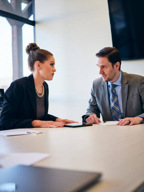 istock Financial Planner and Client in an Office 1209082834