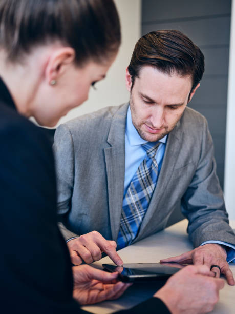 istock Financial Planner and Client in an Office 1209082843