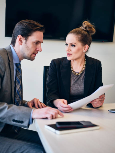 istock Financial Planner and Client in an Office 1209082844