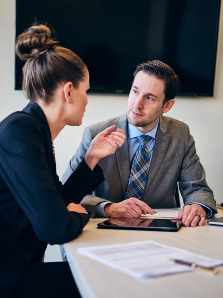 istock Financial Planner and Client in an Office 1209082873