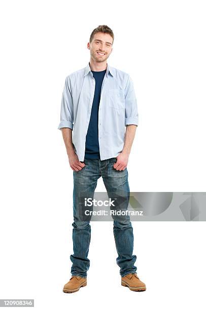 Smiling Guy Full Length Stock Photo - Download Image Now - Men, Standing, Full Length