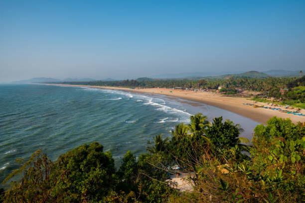 istock Idyllic  view on main beach of Gokarna town 1209084501
