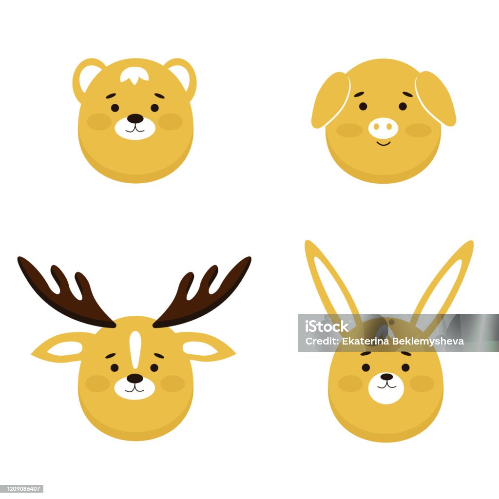 Mõm Của Những Con Vật Vui Nhộn Dễ Thương Nhân Vật Hoạt Hình Theo ...