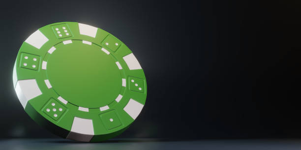 istock Casino chips isolated on black background 1209087365