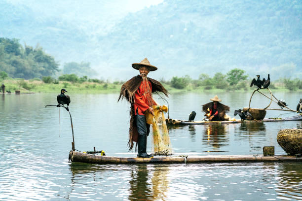 istock Traditional Chinese Fisherman, Li River 1209088830