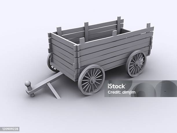 Oldstyle Wagon Stock Photo - Download Image Now - Box - Container, Color Image, Container
