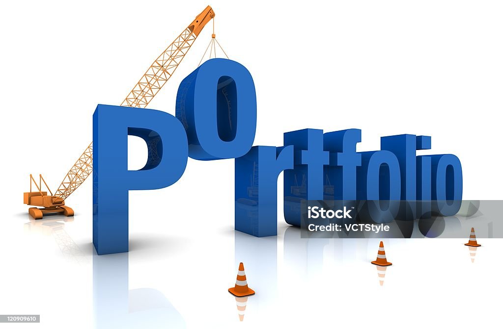 Construir um portfólio - Royalty-free Portfólio Foto de stock