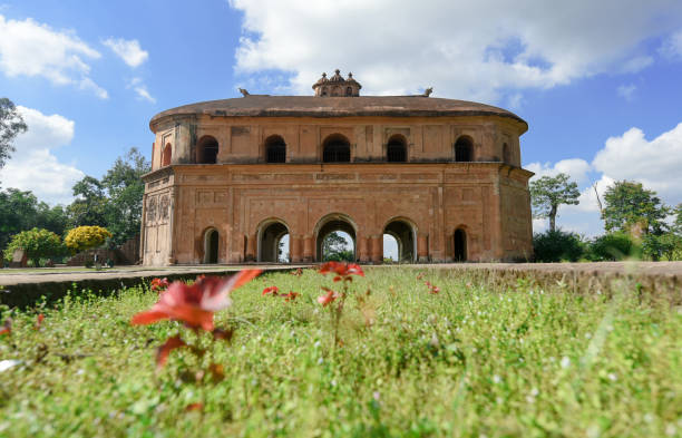 Rang Ghar the royal sports-pavilion The Rang Ghar the royal sports-pavilion where Ahom kings and nobles were spectators of games. rang ghar stock pictures, royalty-free photos & images