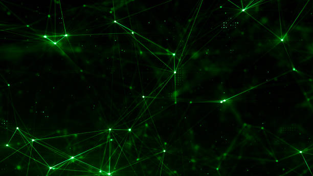 Plexus lines, digital connection background