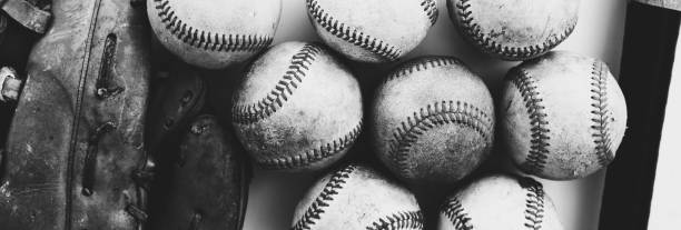 istock Grunge baseballs with glove 1209108619