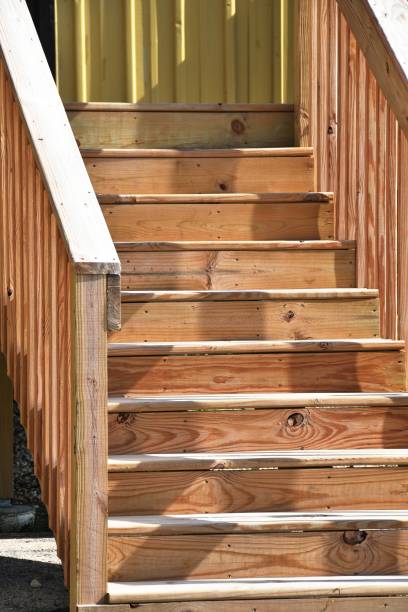 istock Wooden Stairs 1209109649