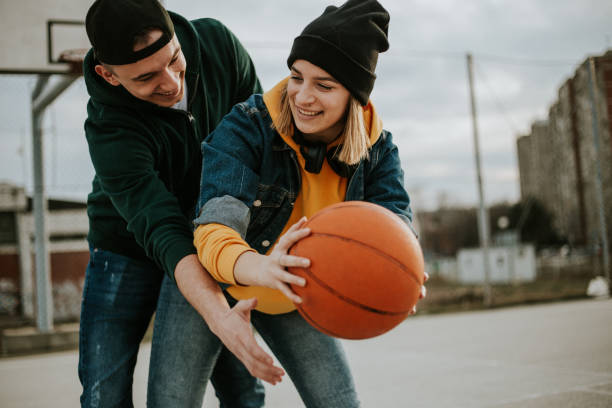 istock Playing basketball together makes us happy 1209111417