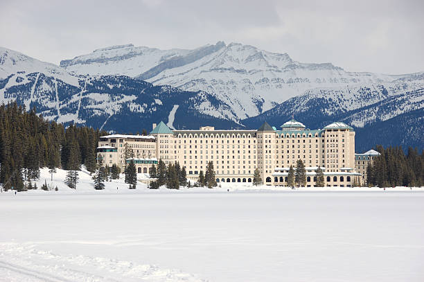 istock Chateau Lake Louise in winter 120911179