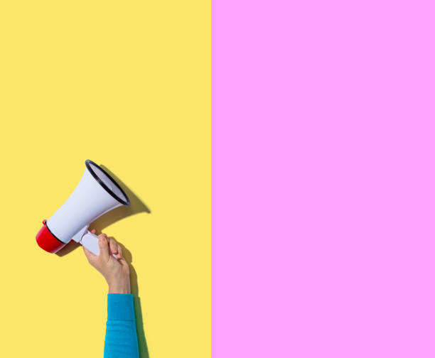 istock Person holding a megaphone 1209116172