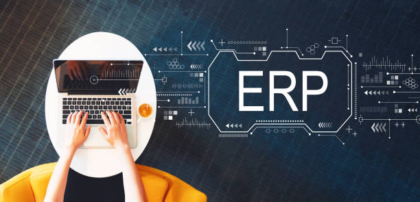 istock Enterprise resource planning with person using a laptop 1209116264