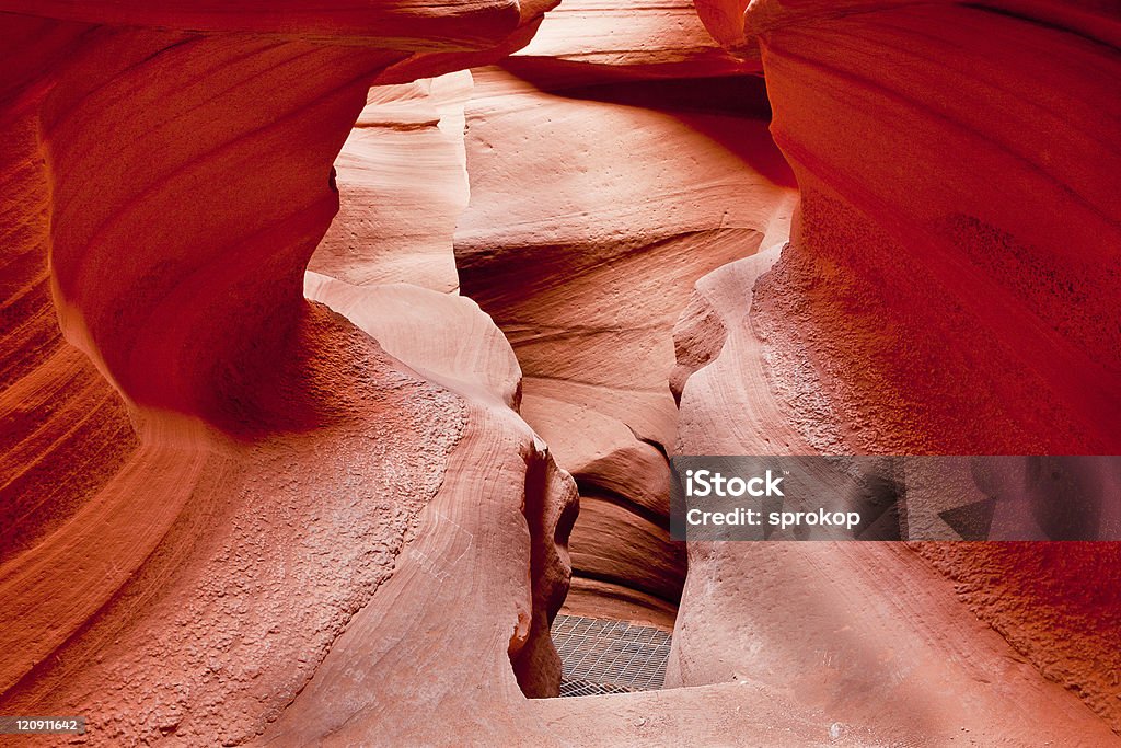 Wunderschöne Sandstein Felsformationen von Antelope Canyon in Arizon - Lizenzfrei Antelope Canyon Stock-Foto