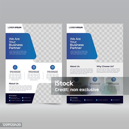 istock Business Brochure Flyer Design Template 1209120420