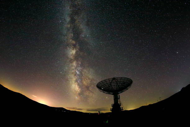istock Radio telescopes and the Milky Way 1209124159
