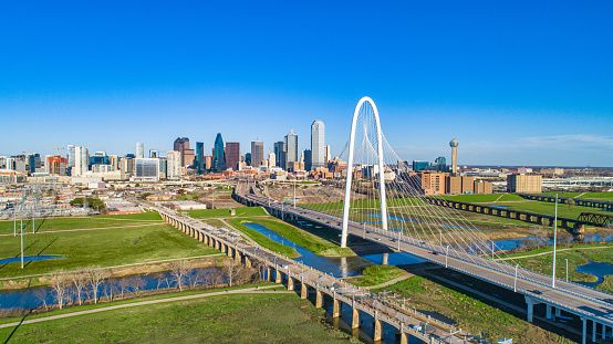 Dallas, Texas, EE.UU. Drone Skyline Aerial photo