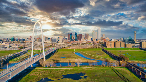 istock Dallas Texas TX Downtown Drone Skyline Aerial 1209124410