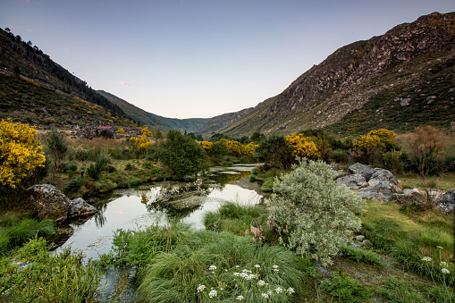 Albanian Alps Valbona River long exposure