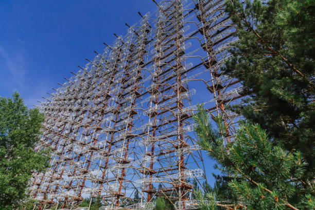 istock Former military Duga radar system in Chernobyl Exclusion Zone, Ukraine 1209132122