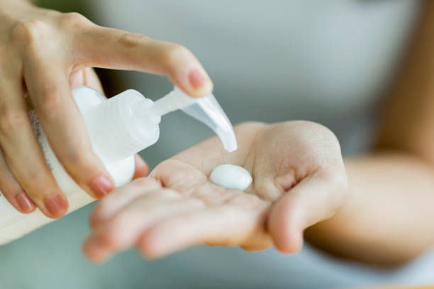 istock Young woman caring for skin 1209141119