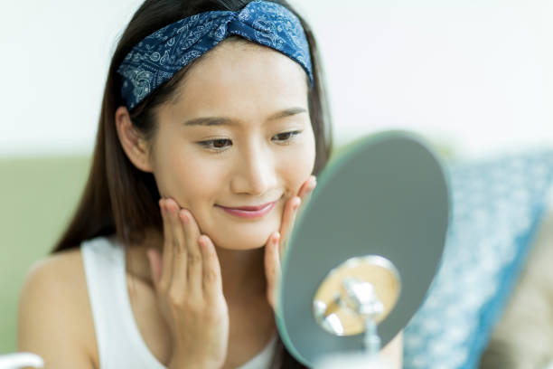 istock Young woman caring for skin 1209141265