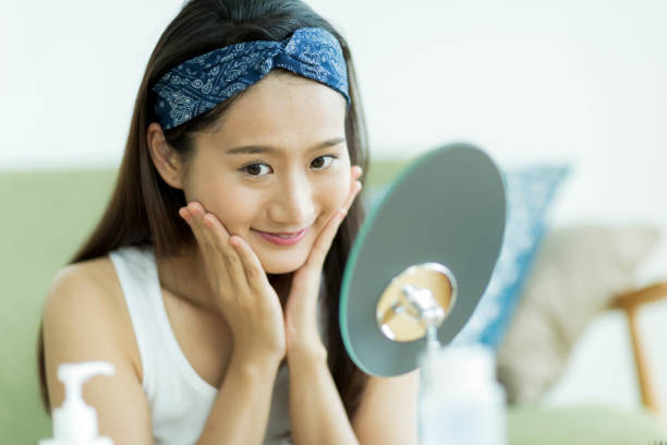 istock Young woman caring for skin 1209141420