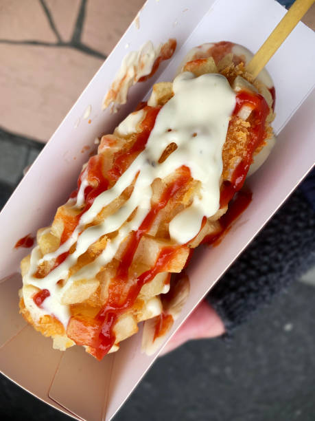 istock Korean corn dogs in Tokyo 1209143197