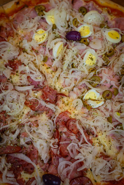 istock Pepperoni and Portuguese Pizza 1209144041