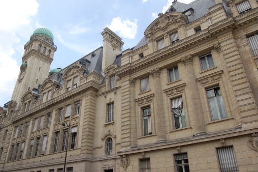 The Universite de Paris, La Sorbonne, in the Latin Quarter, Paris