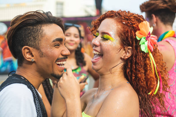 istock Laughter and street carnival 1209149617