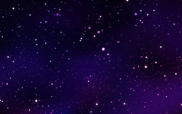 Outer Space Outer space stars nebula constellation abstract vapor background. galaxy illustrations stock illustrations