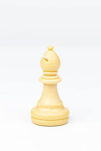 White Bishop Chess Piece