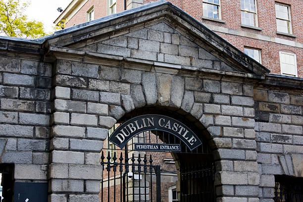 Entrance to the Dublin landmark of Dublin Castle