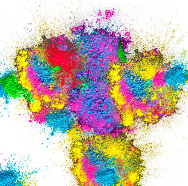 istock HAPPY HOLI, HOLI SPLASH ON INDIA MAP colourful india map illustration 1209161720